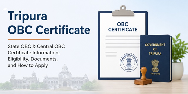 Tripura OBC Certificate