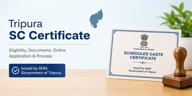 Tripura SC Certificate
