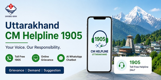 Uttarakhand CM Helpline
